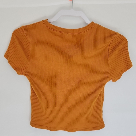 H&M Ribbed Amber Crop Top - Picture 3 of 5